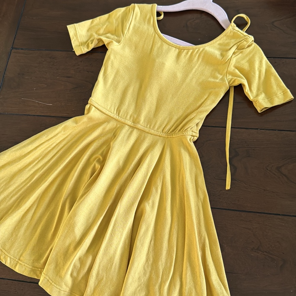 OmiJo Mustard Knit Dress
